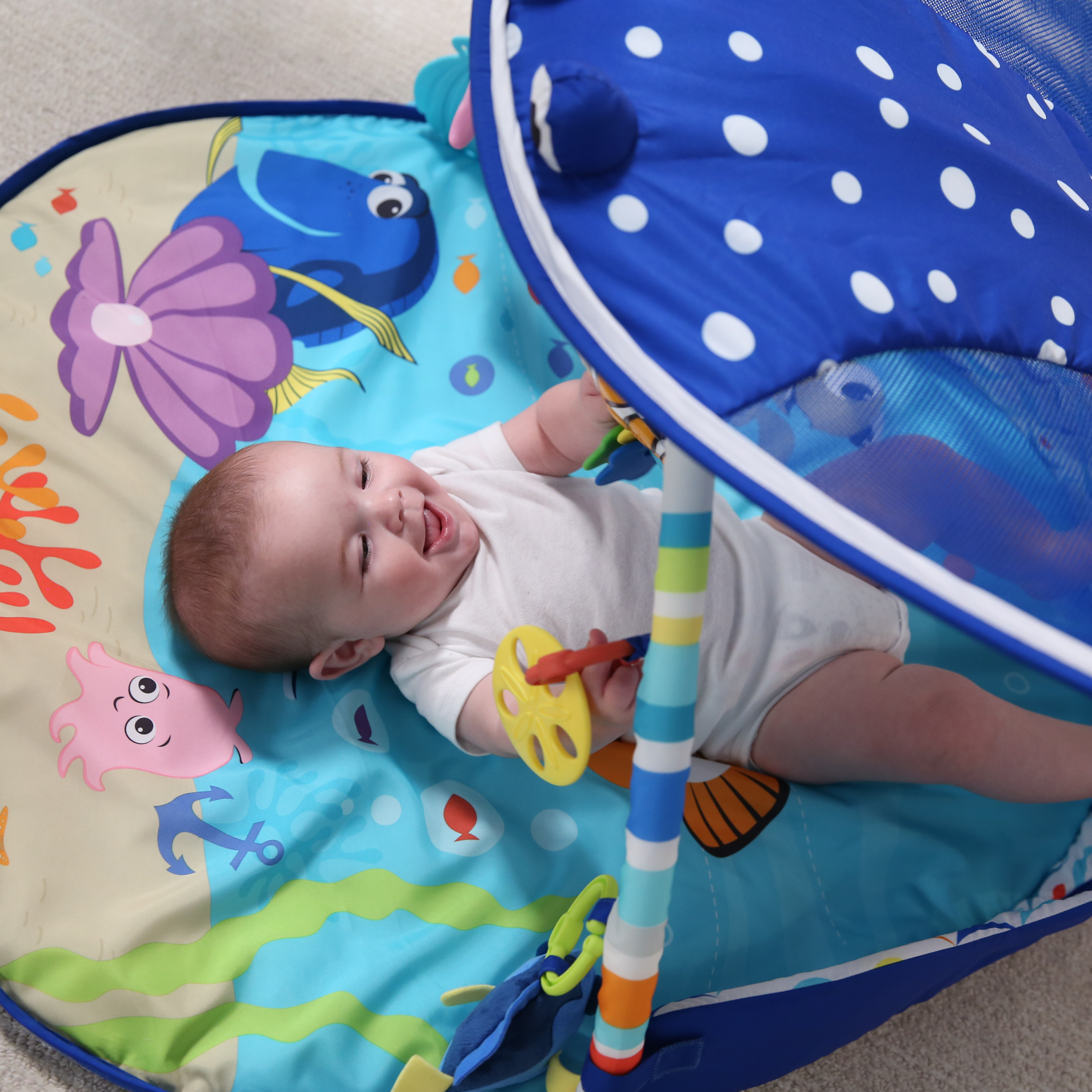 Disney Baby Mr. Ray Ocean Lights Activity Gym เพลยิมของเล่นเด็กแรกเกิด