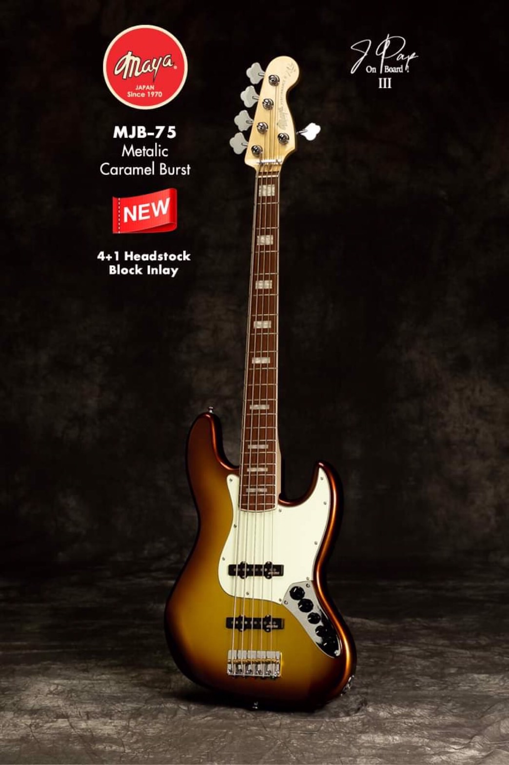 MAYA กีตาร์เบส Maya MJB7-5 / 2022
