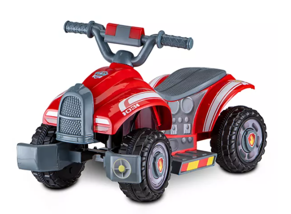 Kid Trax Paw Patrol Marshall Toddler Ride-On 6 Volt Toddler Quads รถแบตเตอรี่เด็ก