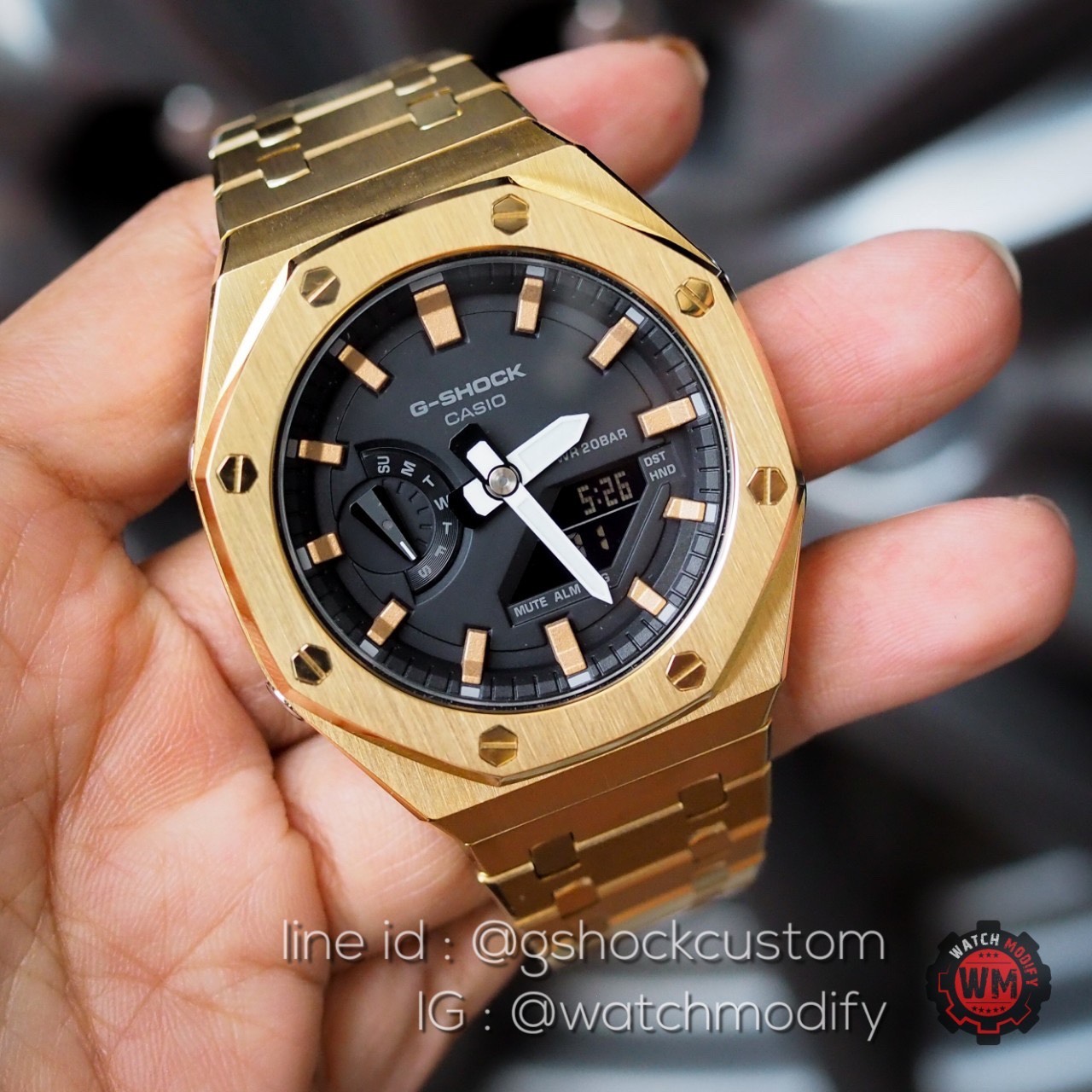G-Shock Casioak Custom AP Gold Upgrade