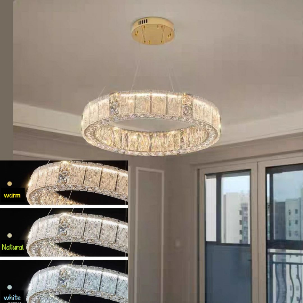 CT181A143 SOTMIA โคมไฟระย้า โคมไฟคริสตัล