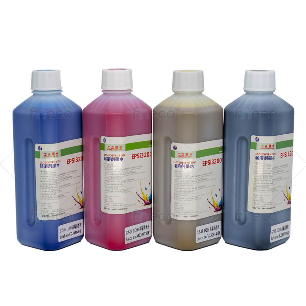 หมึกพิมพ์ ThunderJet I3200 DX5 ไร้กลิ่น EPI2 GongZheng eco solvent ink เข้มข้นสูง สีสันสดใส ชัดเจน สว่าง