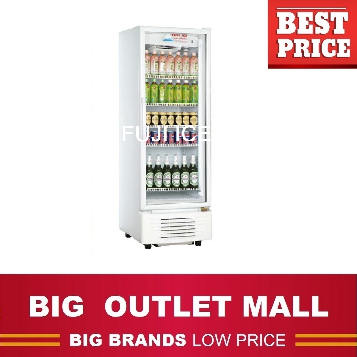 FUJI ICE ตู้แช่เย็นมินิมาร์ท 1 ประตู (5ชั้น) 11.7 คิว
