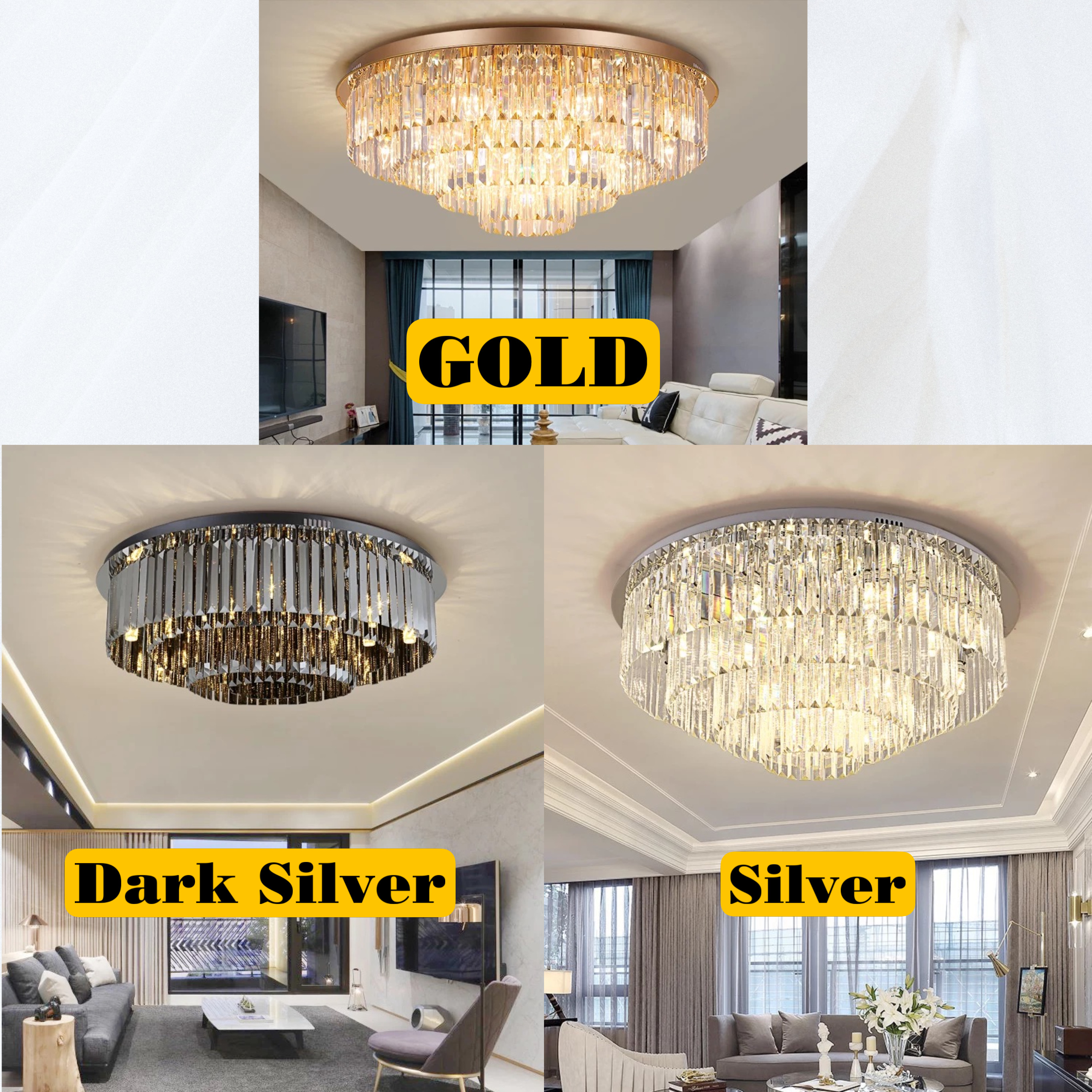 CT002A004 SOTMIA LUXURY CRYSTAL CEILING LAMP โคมไฟเพดาน โคมไฟคริสตัล โคมไฟคริสตัลหรูหรา สร้างสรรค์ ที่เรียบง่าย ทันสมัย