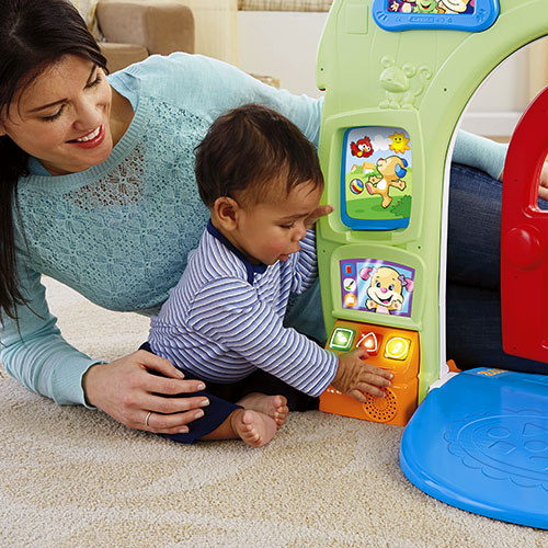 Fisher Price Laugh & Learn Smart Stages Home ของเล่นเด็กประตูบ้าน