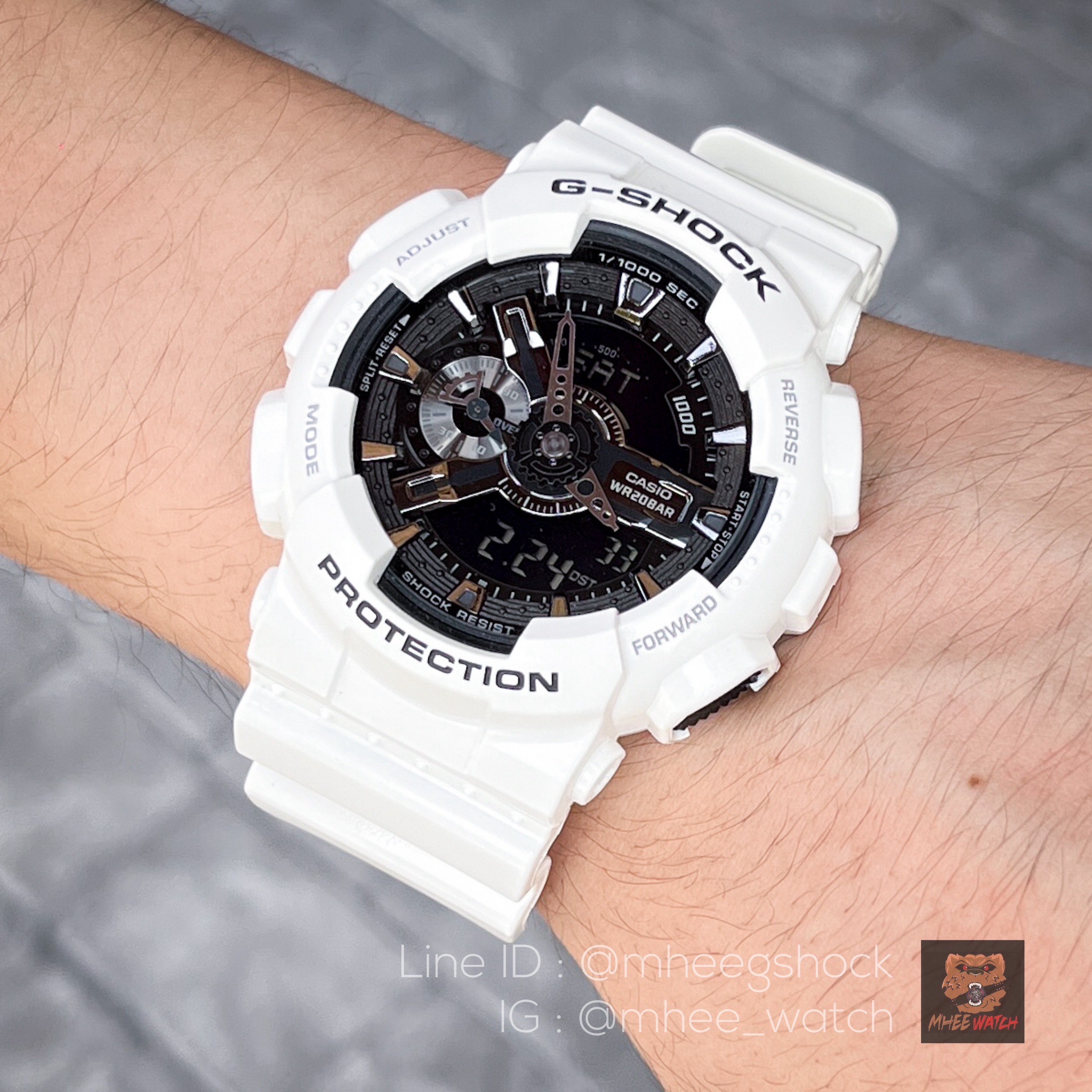 G-Shock White stromtrooper Rare Item รุ่น GA-110GW-7A ของแท้ ประกันศูนย์