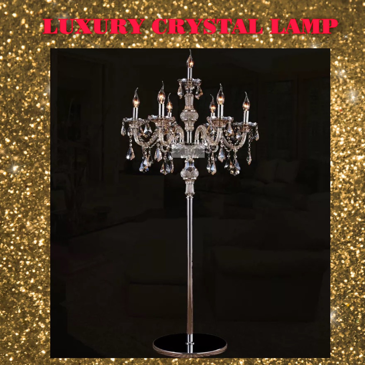 CT007A008 SOTMIA โคมไฟ ตั้งพื้น โคมไฟตั้งโต๊ะ โคมไฟหัวเตียง floor lamp table lamp คริสตัล หรูหรา สวยงาม ตกแต่งบ้าน