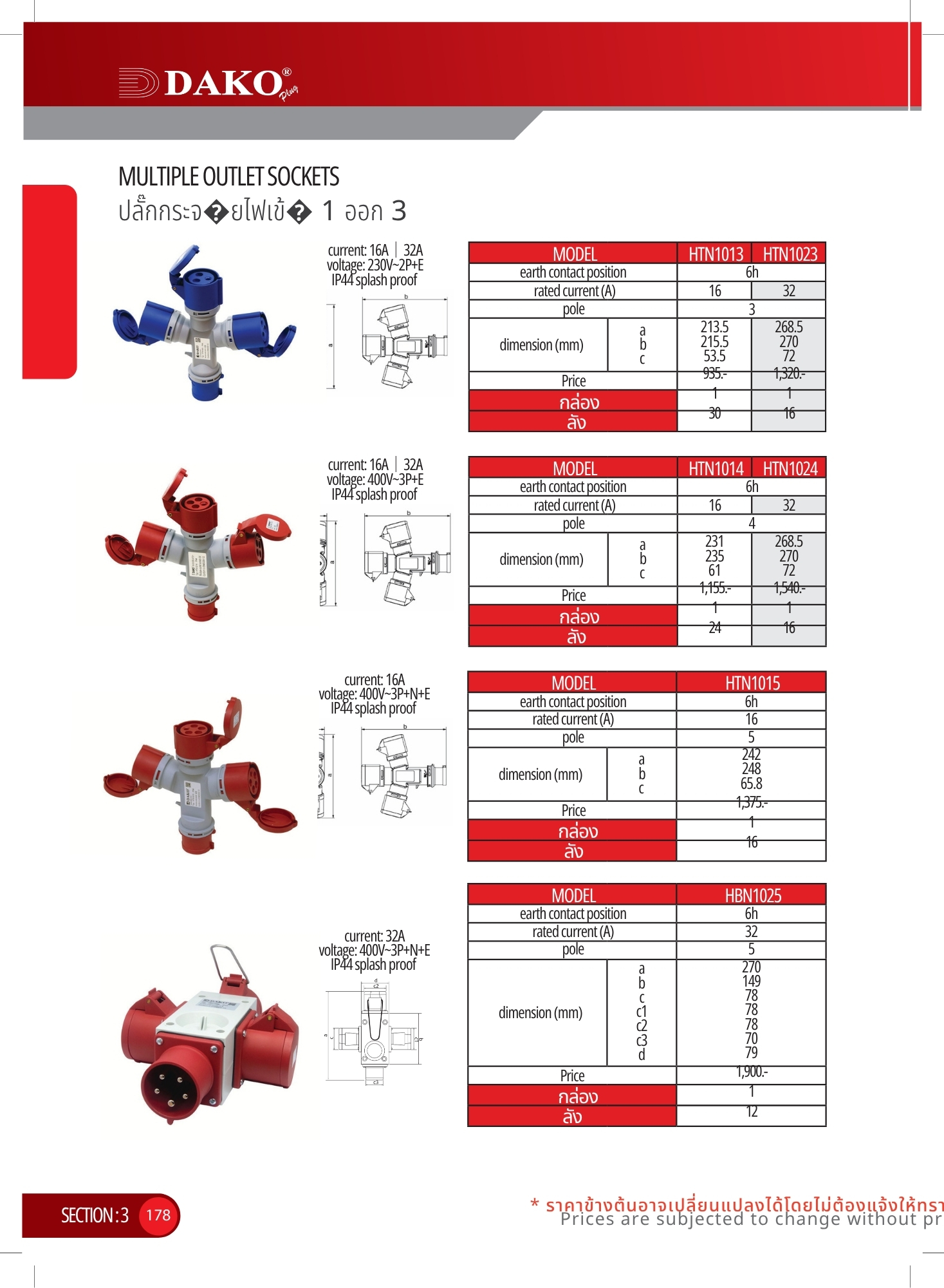 "DAKO PLUG" พาวเวอร์ปลั๊กแบรนด์ดาโก้ 2025