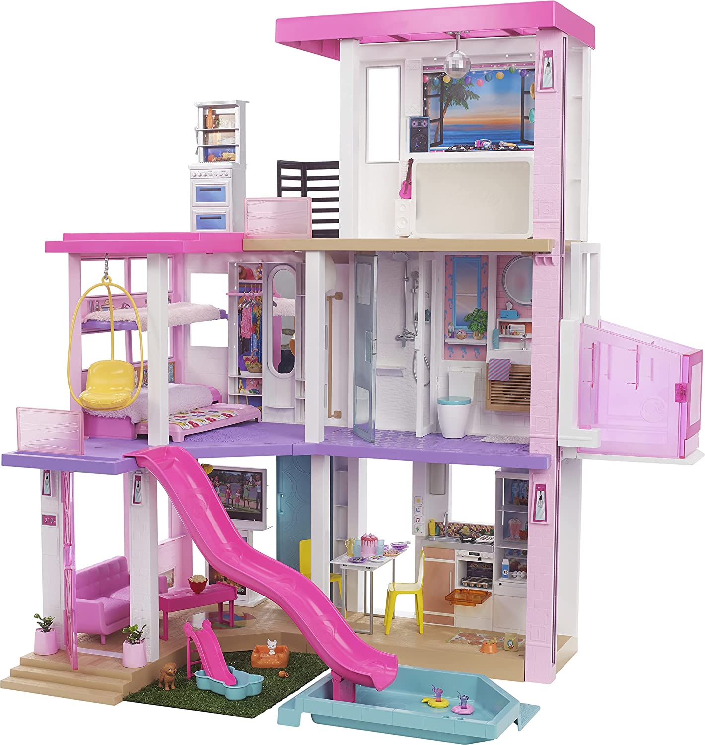 บาร์บี้ ดรีมเฮาส์ Barbie Dreamhouse Dollhouse บ้านบาร์บี้หลังใหญ่