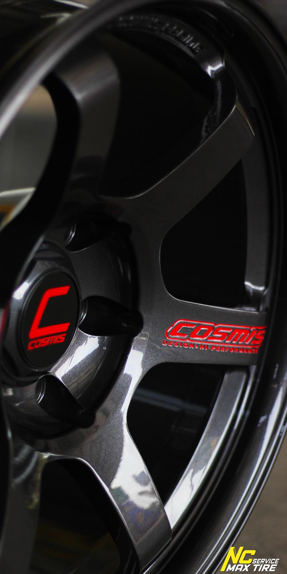 ล้อแม็กขอบ18 / Cosmis / RG-06SR / เทากันเงา / สำหรับรถกระบะ / 18×9.0 6H139.7 ET0 / SUV PPV / NC