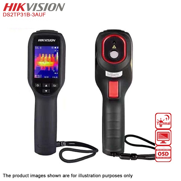 กล้องเทอร์โมสแกน HIKVision รุ่น DS-2TB31B-3AUF ตรวจไข้ ตรวจอุณหภูมิ ป้องกันผู้ป่วยโควิทเข้าร้านหรืออาคาร รับประกันศูนย์ไทย 1 ปี