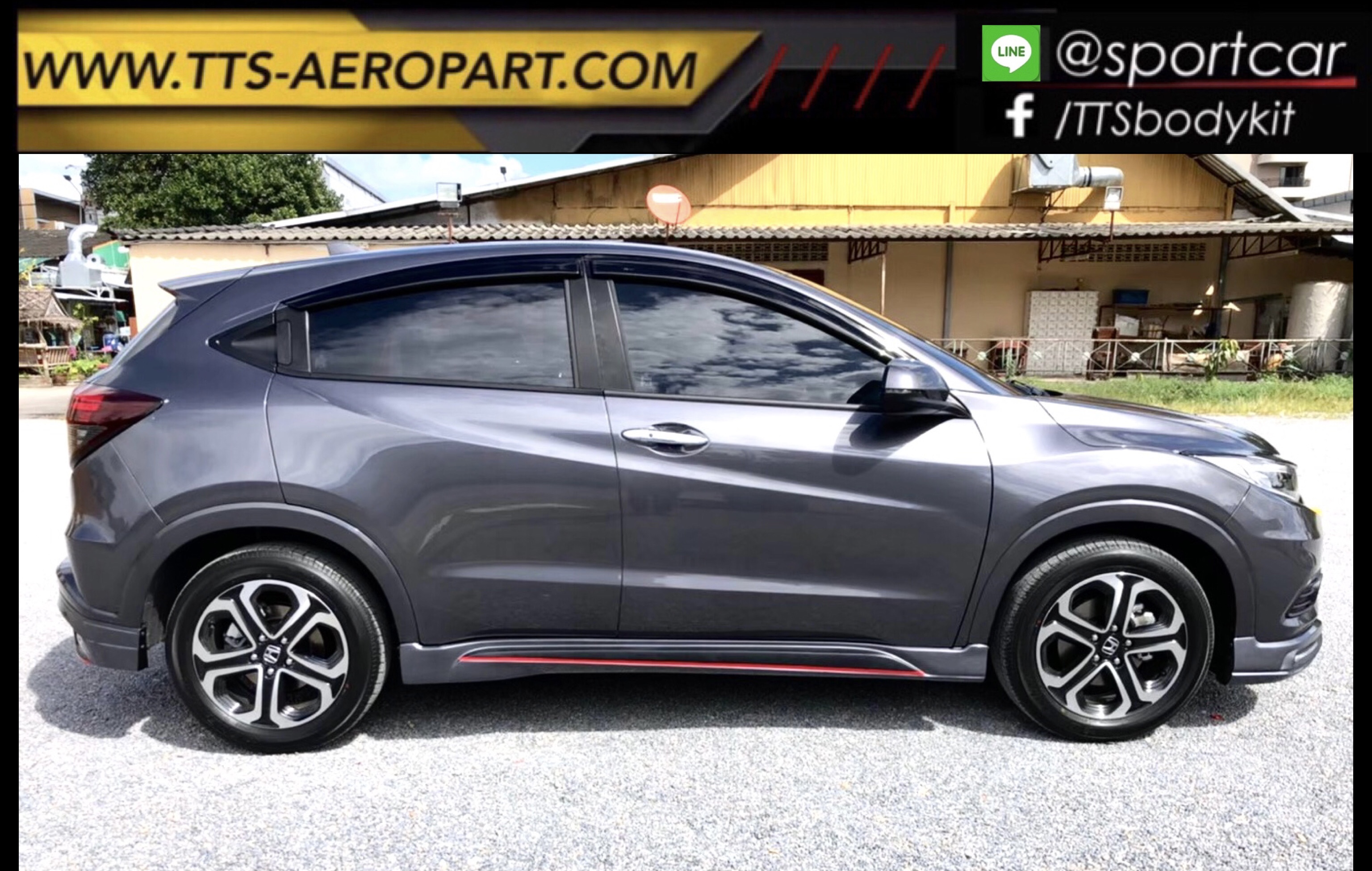 ชุดแต่ง HRV 2019 2020 2021 SPACE VIP Style รุ่นEL, hrv แต่งสวย, สเกิร์ตรอบคัน hrv แท้ byแต่งรถTTS