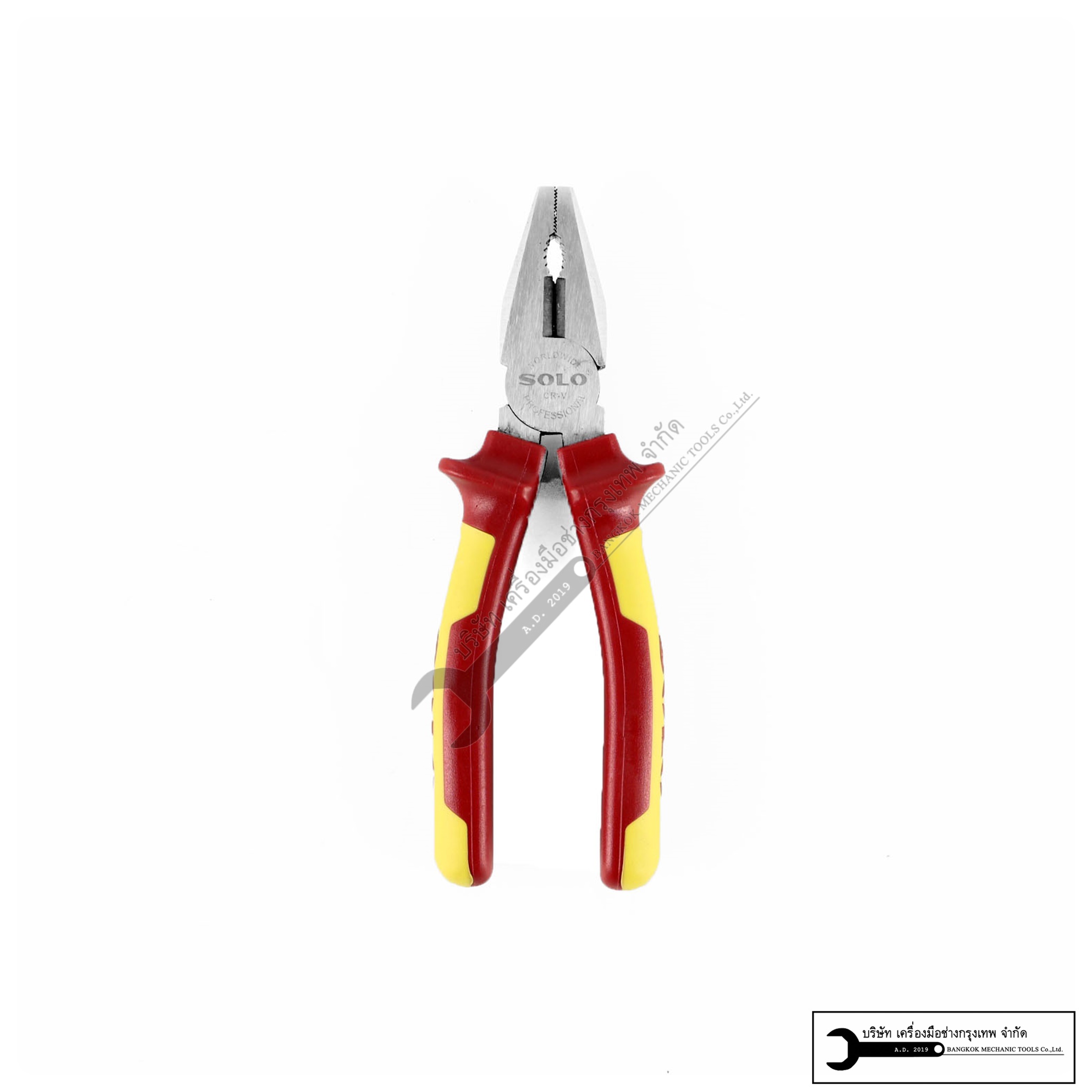 SOLO เกรดCRV คีมปากจรเข้ คีมปากเข้ คีมช่างไฟ ขนาด 6 นิ้ว รุ่น6016-6