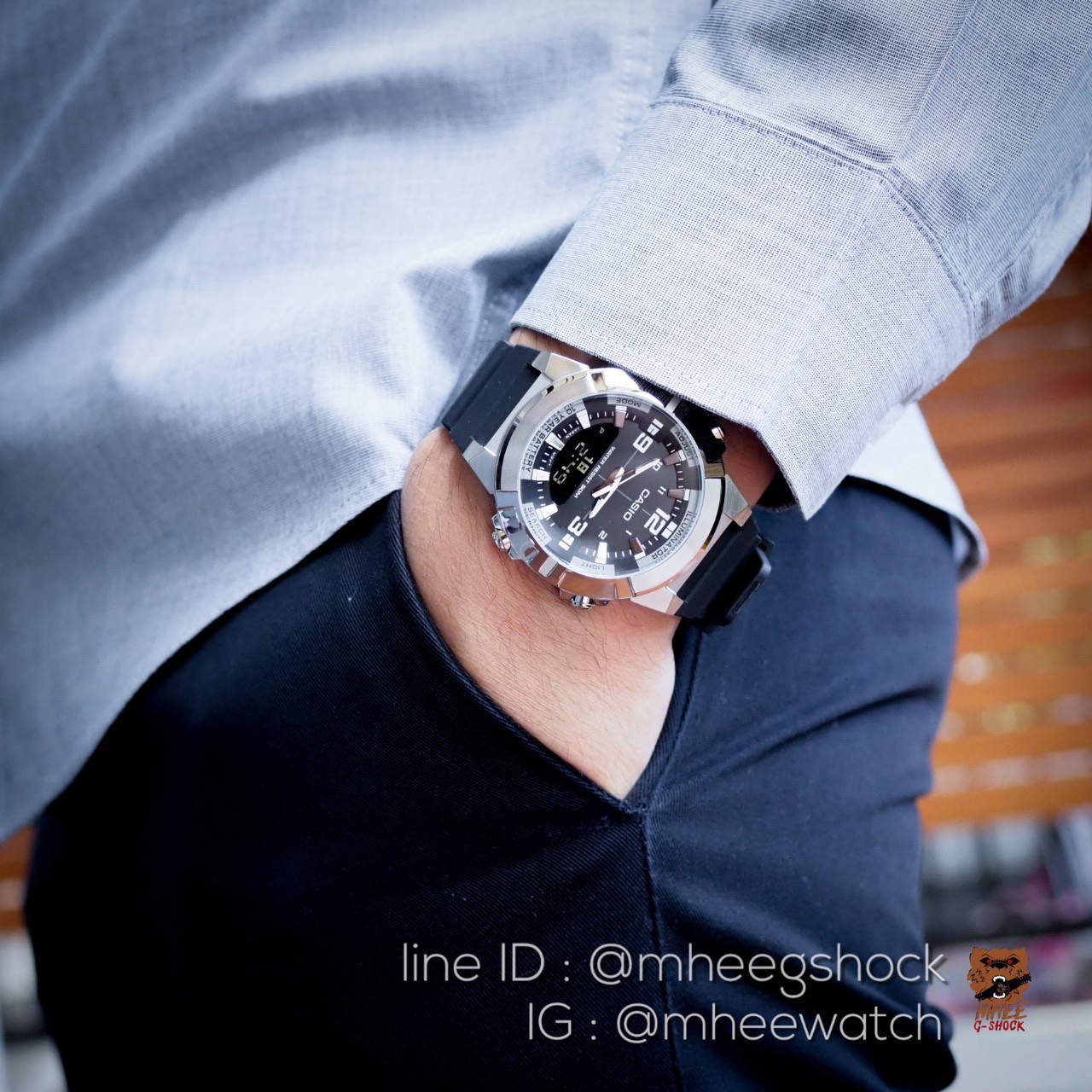 Casio G-Steel รุ่นใหม่ล่าสุด สายเรซิ่นวัสดุเทพมาก แบต10ปี