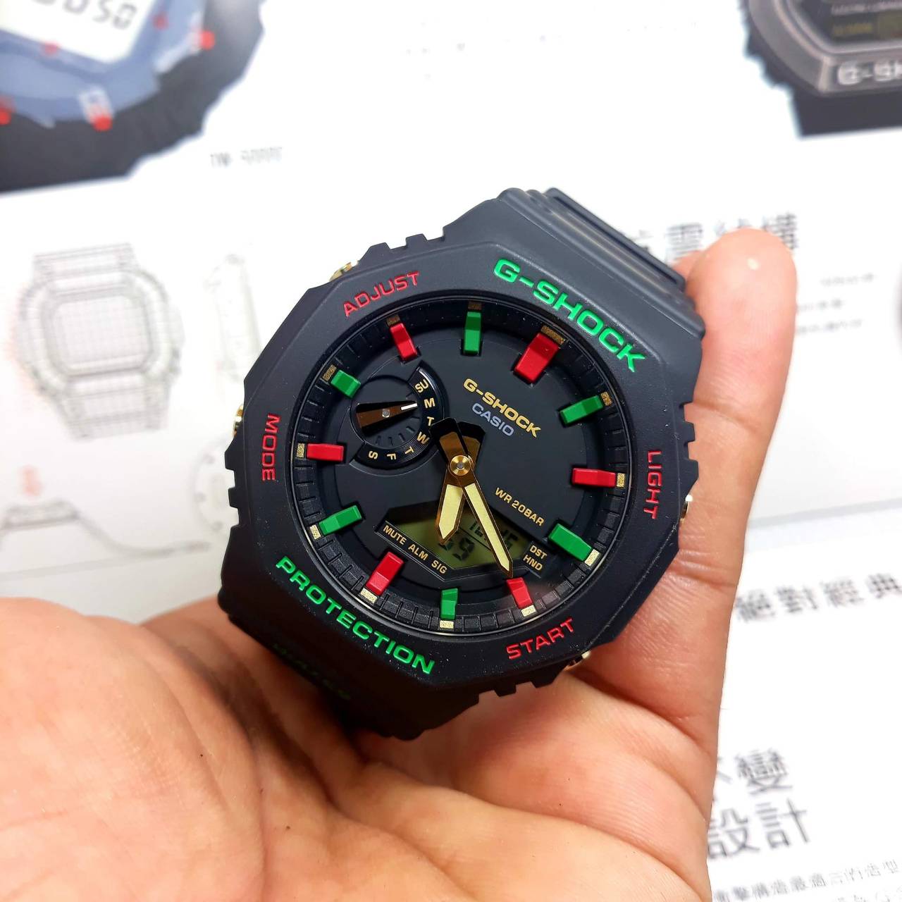 Ga-2100 Carbon Core Guard สีกุชชี่
