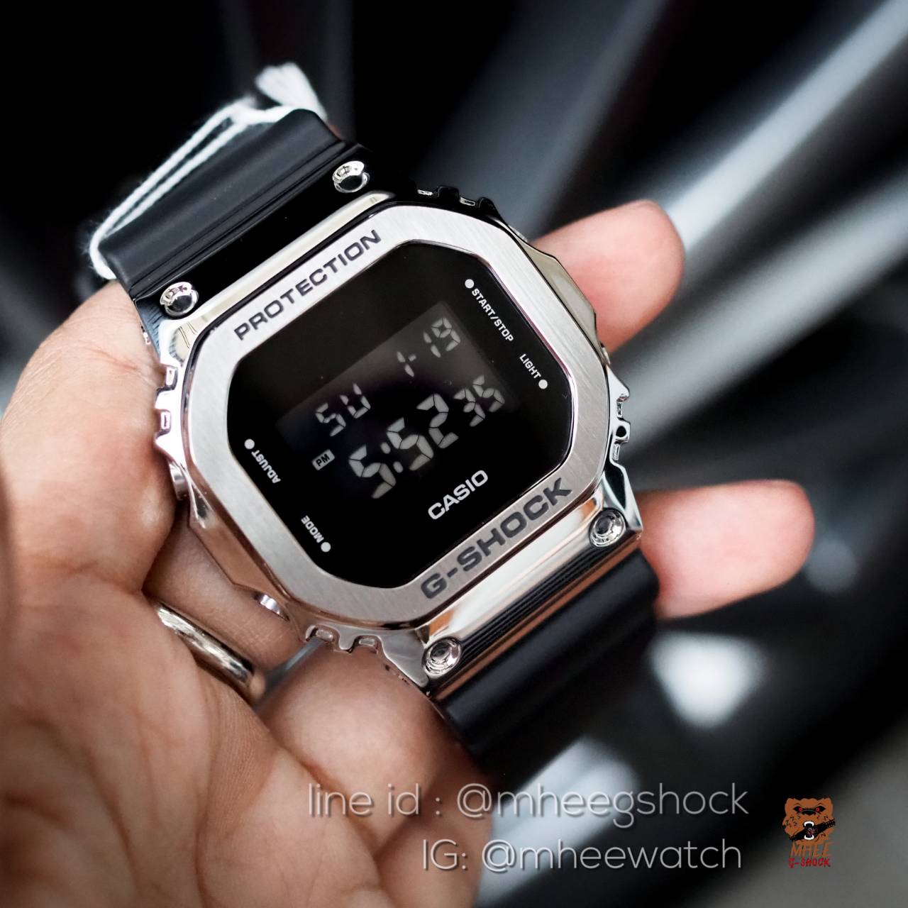 G-SHOCK Metal Face Silver Color Luxury Street GM-5600-1