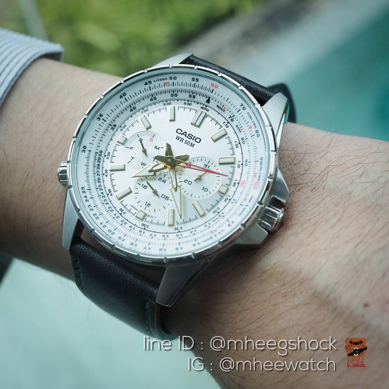 นาฬิกาข้อมือ Casio Gravity Master ของแท้ 100% ประกันศูนย์ Central