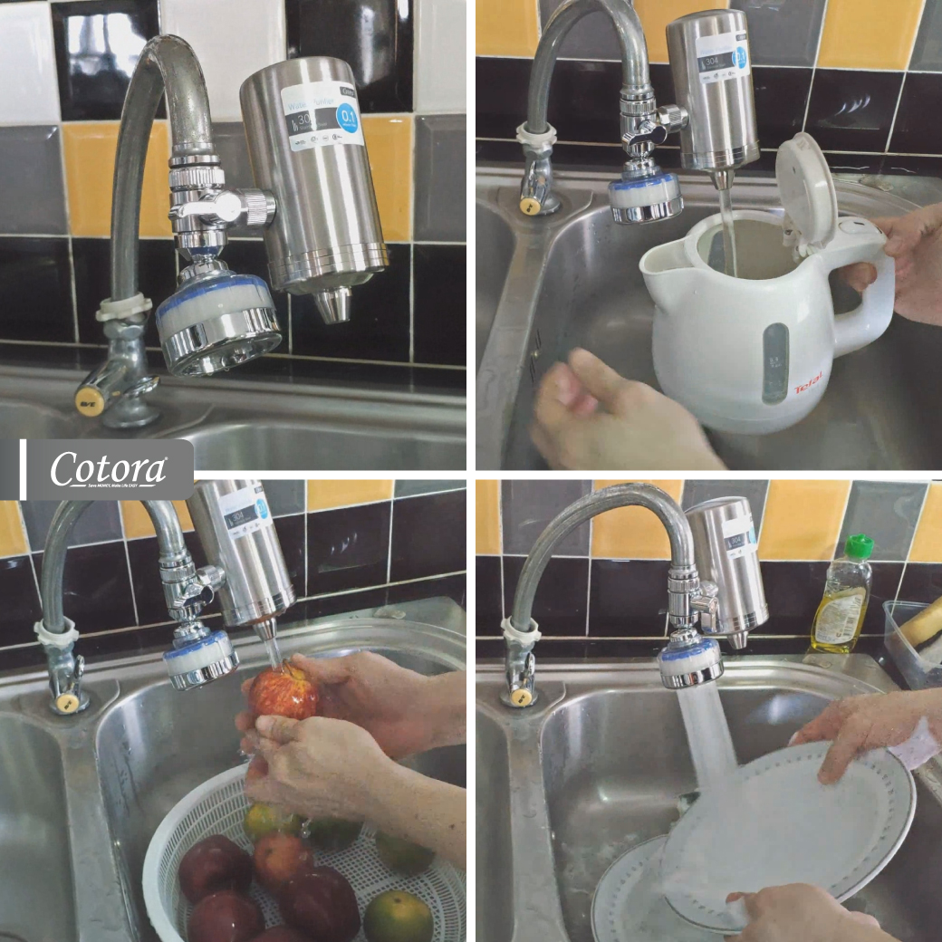 เครื่องกรองน้ำดื่ม 0.1 ไมครอน