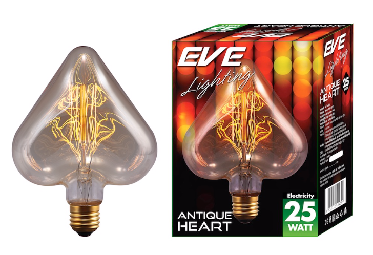 Heart Antique 25w E27