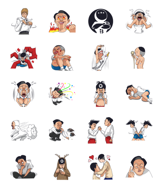 ขายสติกเกอร์ไลน์ Ike! Inachu Takkyu-bu