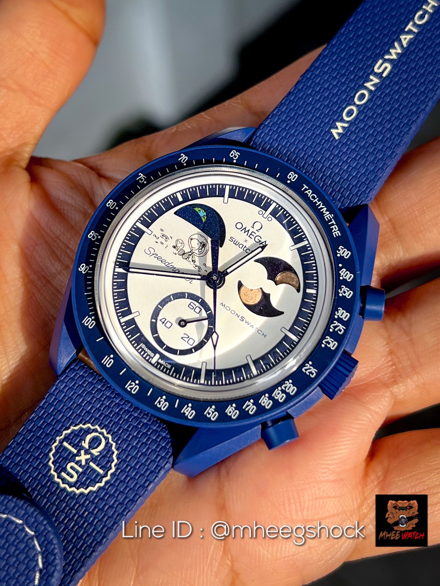 SWATCH X OMEGA Limited Snoopy MOONSHINE GOLD MISSION TO EARTHPHASE