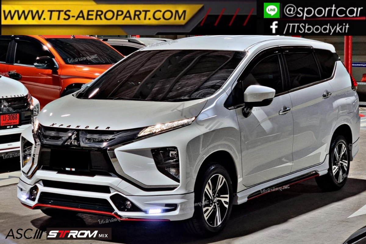 ชุดแต่ง Xpander ทรง STROM MIX - สเกิร์ตรอบคัน Xpander แต่งสวย, ของแต่ง Xpander, Xpander แต่ง VIP, Xpander GT แต่ง