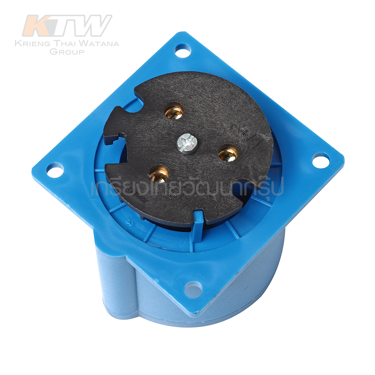 MARATHON ปลั๊กและเต้ารับอุตสาหกรรม เอ็นจิเนียริ่งพลาสติกที่ไม่ลามไฟ แบบ ฝังตรง