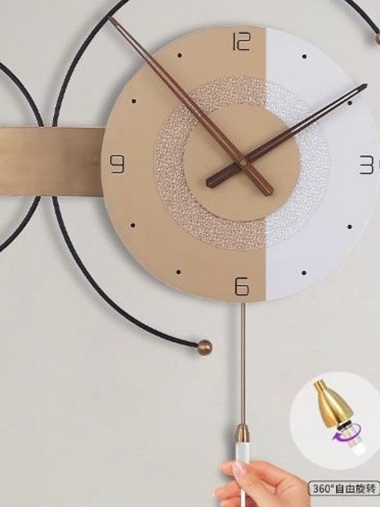 CT222C060 INTERY นาฬิกาแฟชั่น Wall Clock Art นาฬิกาติดผนัง ไฟติดผนัง