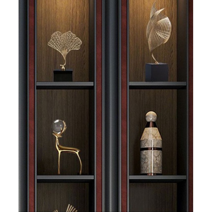 CT153B106 FAMITOSS โมเดลแต่งบ้าน ของแต่งบ้านสีทอง โมเดลสีทอง โมเดิร์น Modern luxury Model แต่งบ้านสวย