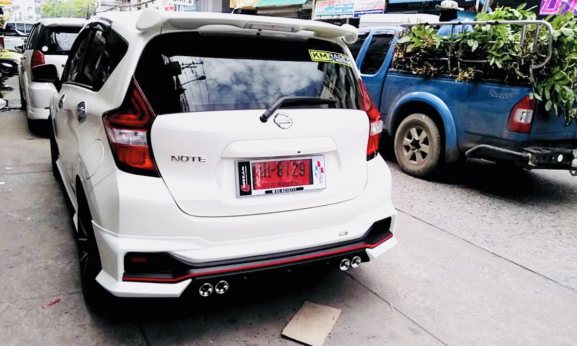 ชุดแต่งNissan Note ทรง I-Deo RB ท่อคู่สปอร์ต ,นิสสันโน๊ต แต่งสวย งานคุณภาพ ราคาไม่แรง