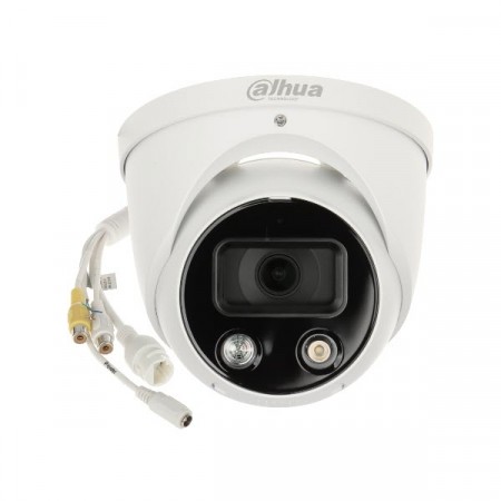 Dahua DH-IPC-HDW3249HP-AS-PV 2MP Full-color Active Deterrence Fixed-focal Eyeball WizSense Network Camera, Two way Audio, Flashlight alarm