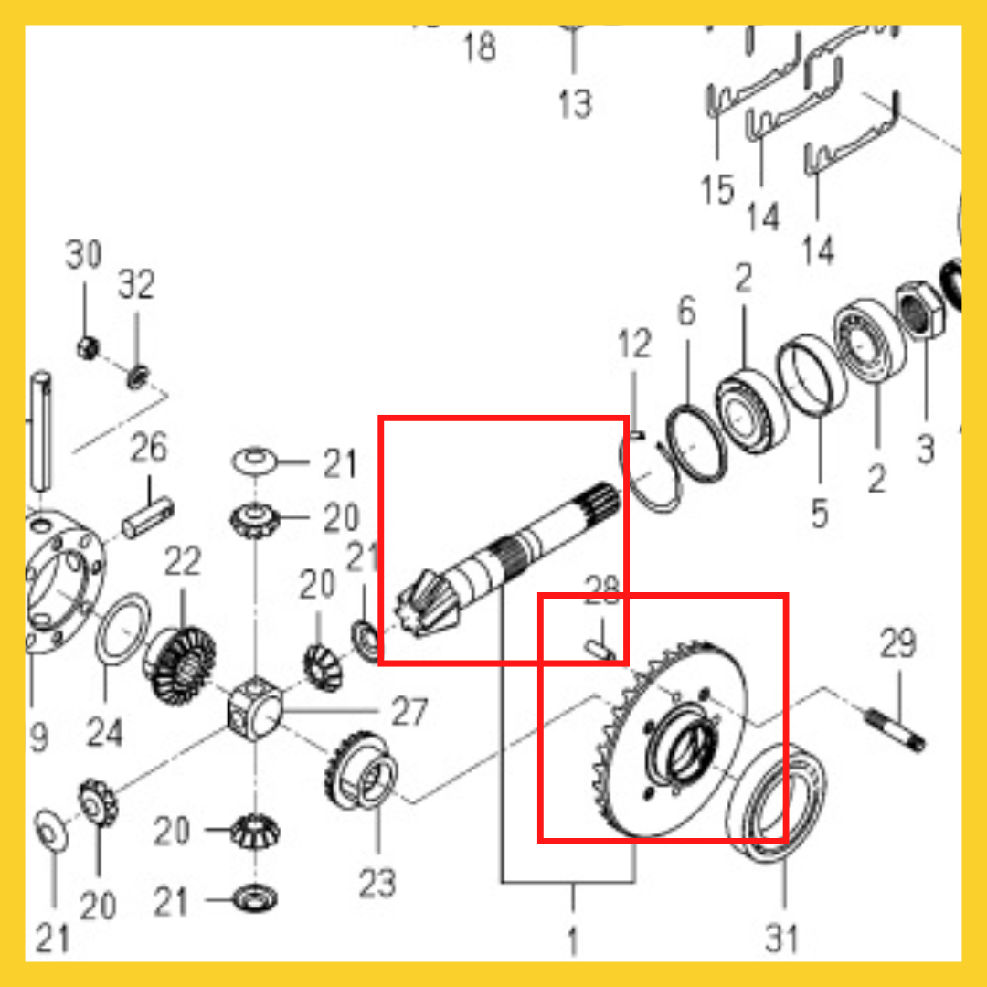บายศรี เดือยหมู รถไถอิเซกิ NT554 54แรงม้า