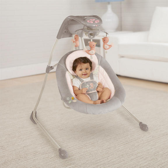 Ingenuity Inlighten Cradling Swing - Piper เปลไกวไฟฟ้า ใช้ไฟบ้านได้
