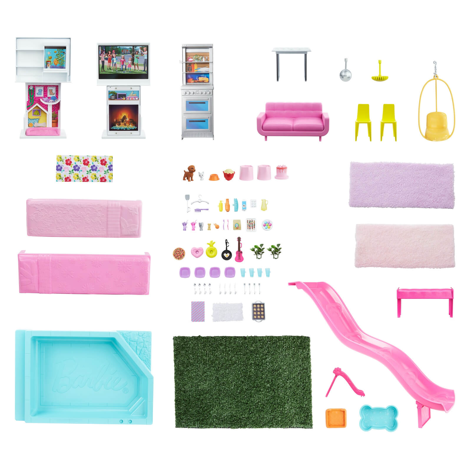 บาร์บี้ ดรีมเฮาส์ Barbie Dreamhouse Dollhouse บ้านบาร์บี้หลังใหญ่