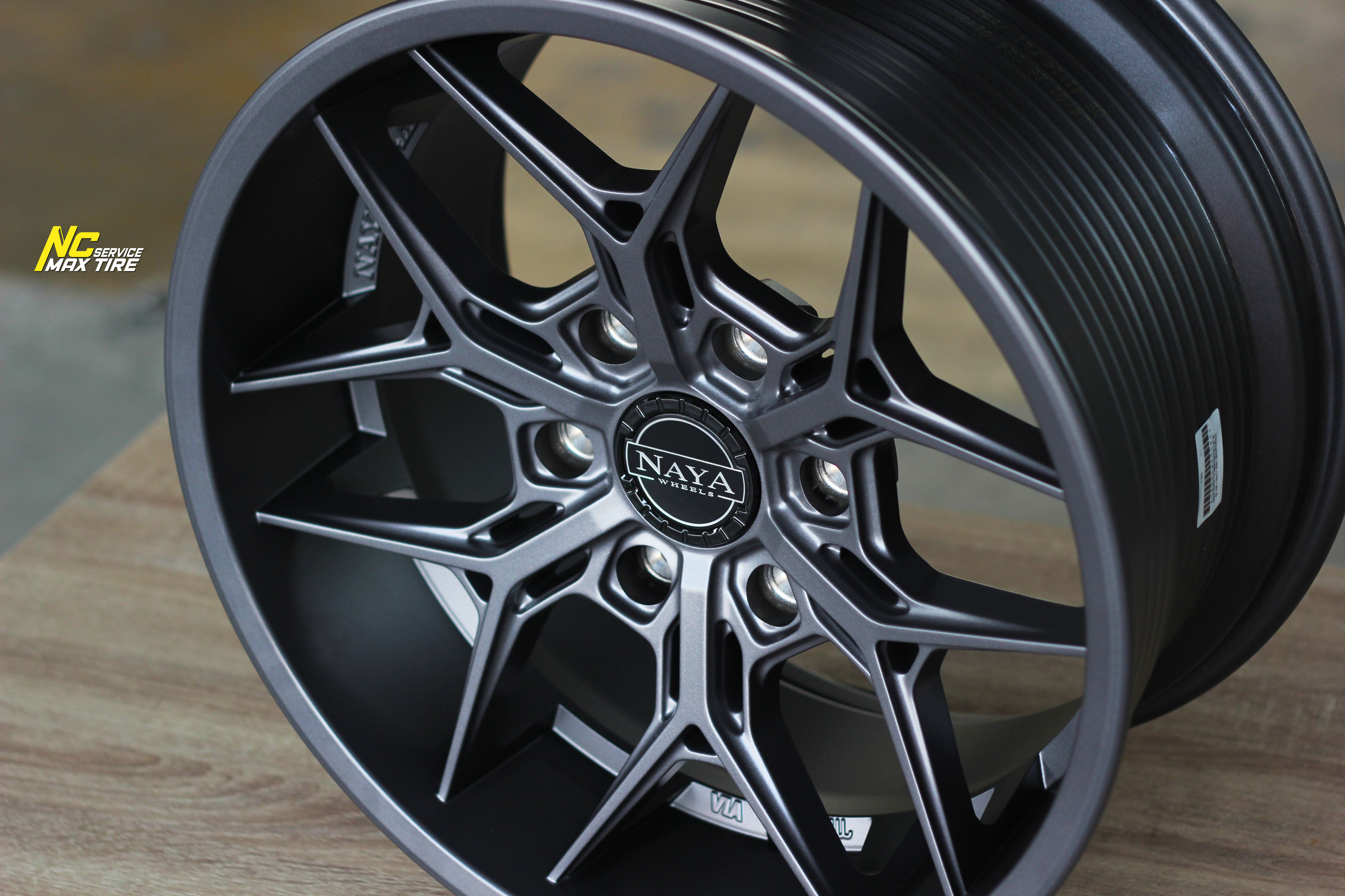 ล้อแม็กขอบ18 / NAYA / Alpha / T6 / 18×9.5 6H139.7 ET28 / ล้อแม็กสีกัลเทาเข้มทั้งวง / ล้อแม็กสำหรับรถกระบะ / SUV / PPV / ล้อแม็กสวยๆ / NC