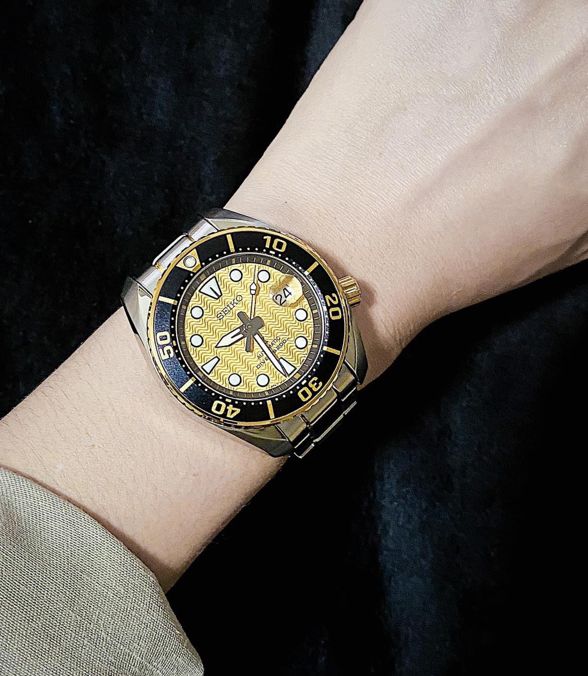 Seiko Limited Zimbe15 ฉลามวาฬตัวที่15 Sumo Yellow Wave Limited1500เรือนในโลก SPB194J1 ของมันต้องมี