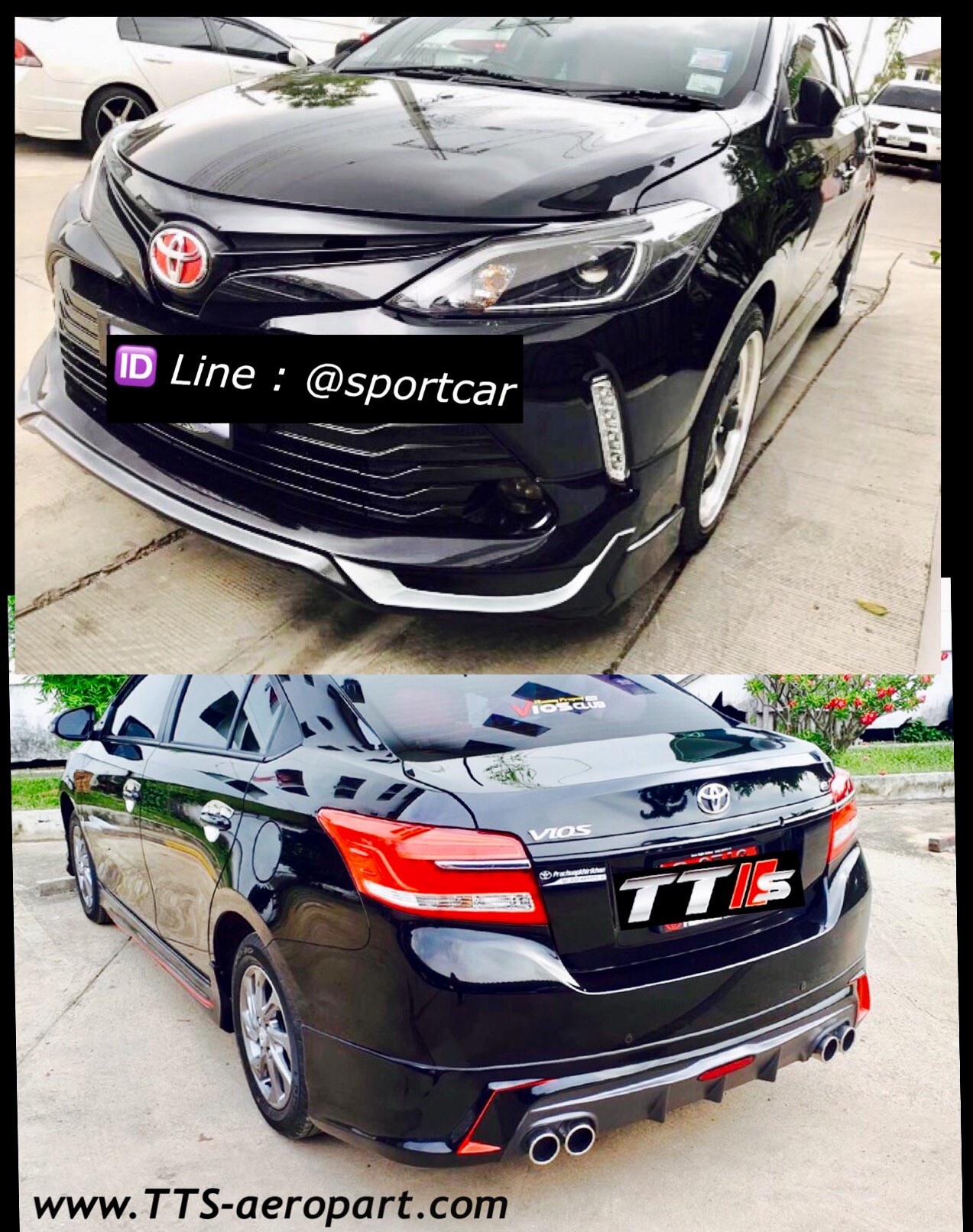 ชุดแต่ง Vios 2022 2020 2019 2018 2017 ทรง TTS MIX - สเกิร์ต Vios, สปอยเลอร์ Vios, วีออสแต่ง, วีออสแต่งVIP, Vios แต่งซิ่ง, Vios แต่งสวย, Vios Gen1 แต่ง, Vios Gen2 แต่ง