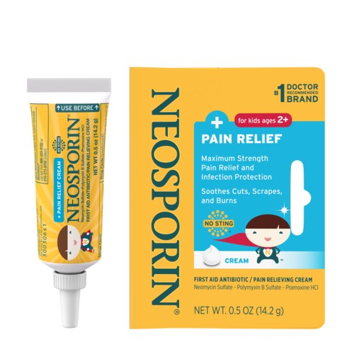 Neosporin Pain Relief Cream for Kids ขนาด 14.2 g.