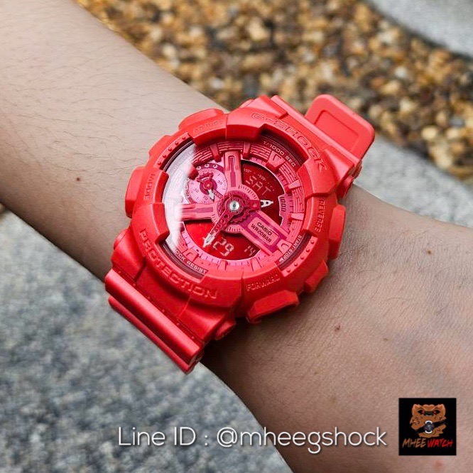 G-Shock mini Peach Hyper Color