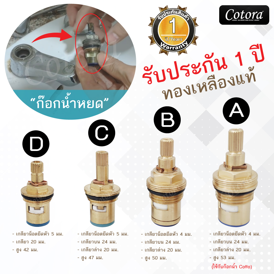 วาล์วทองเหลืองเซรามิค