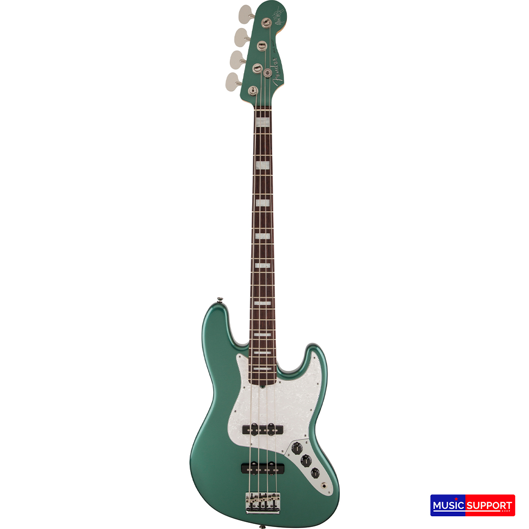 เบสไฟฟ้า Fender Adam Clayton Jazz Bass®RW Sherwood Green Metallic