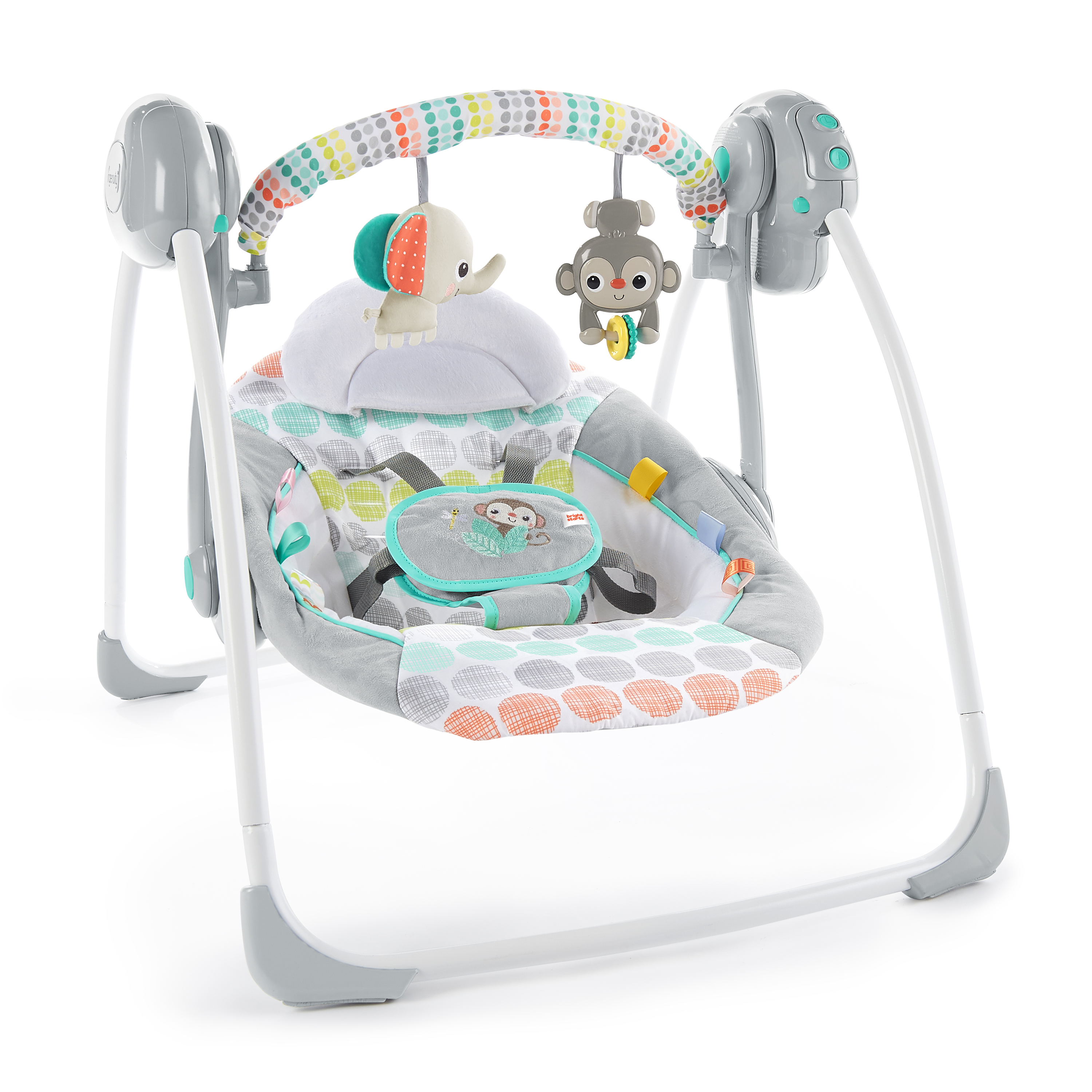 Bright Starts Whimsical Wild Portable Swing เปลไกวเด็ก เปลนอนเด็ก