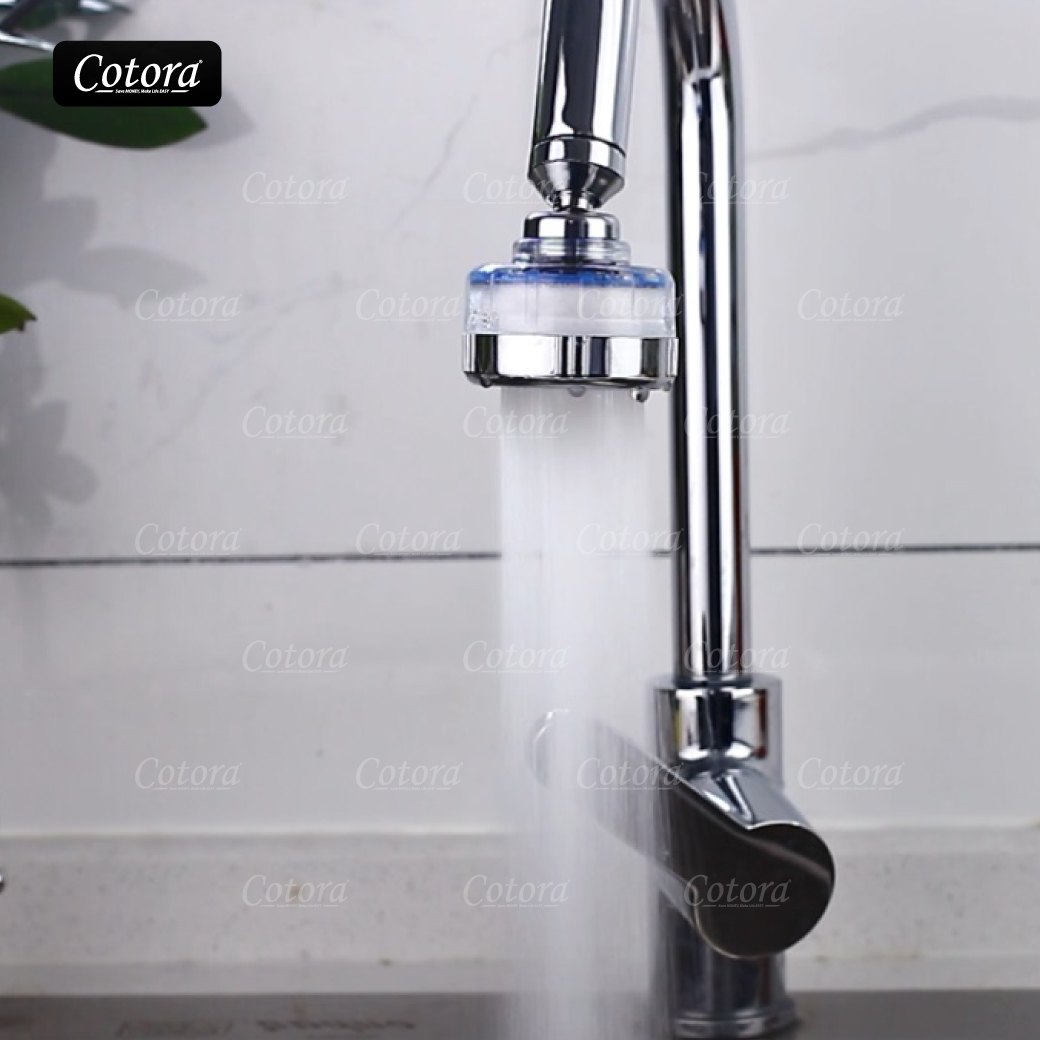 หัวต่อก๊อกน้ำ กรองน้ำสะอาด กรองได้ละเอียด 5 ไมครอน