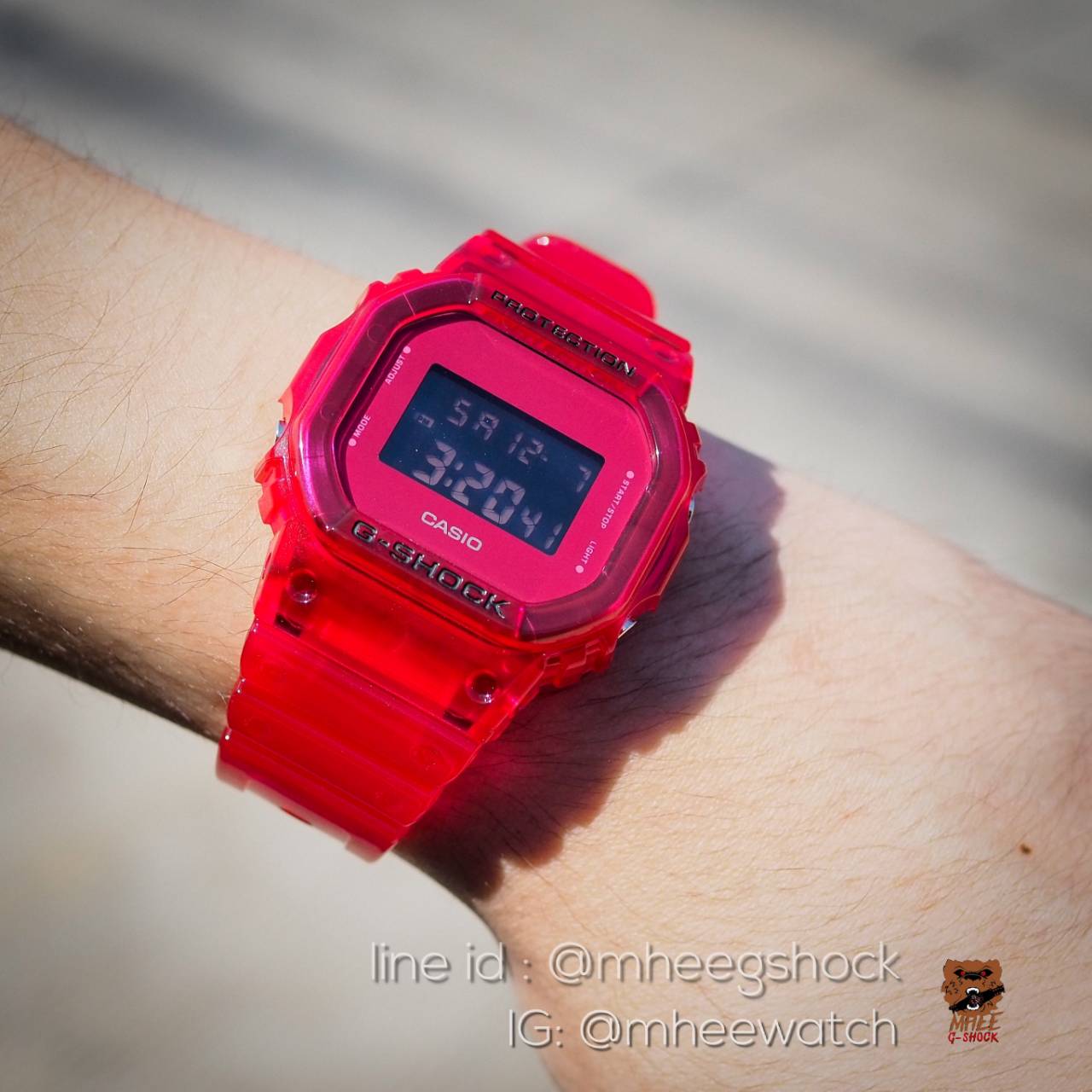 G-Shock Red Jelly DW-5600SB-4 ของแท้ ประกันศูนย์