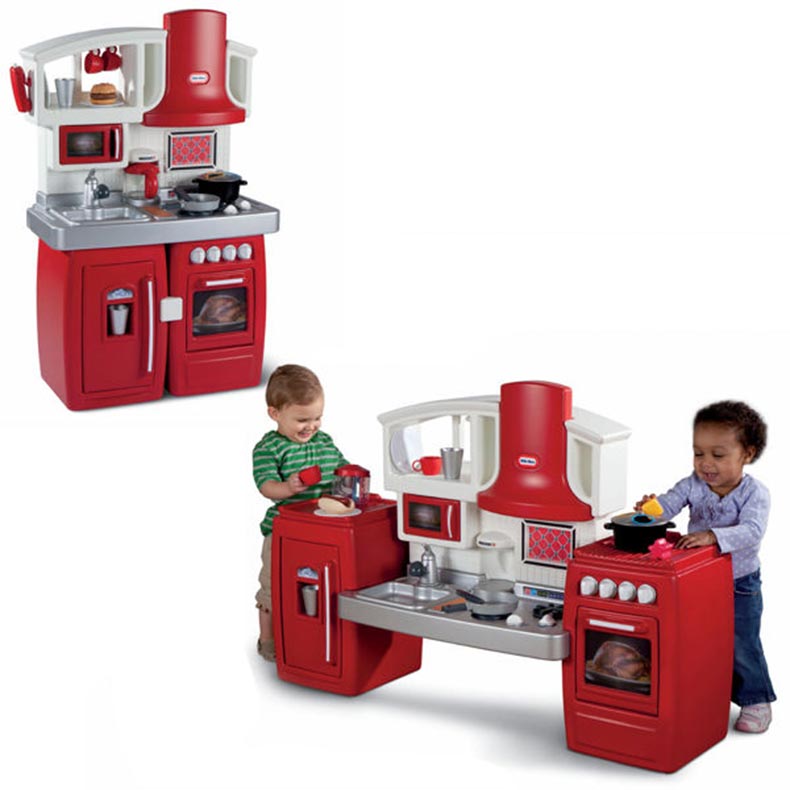 Little Tikes Cook n Grow Kitchen ของเล่นชุดครัวจำลอง แปลงได้ 2 แบบ ประหยัดเนื้อที่