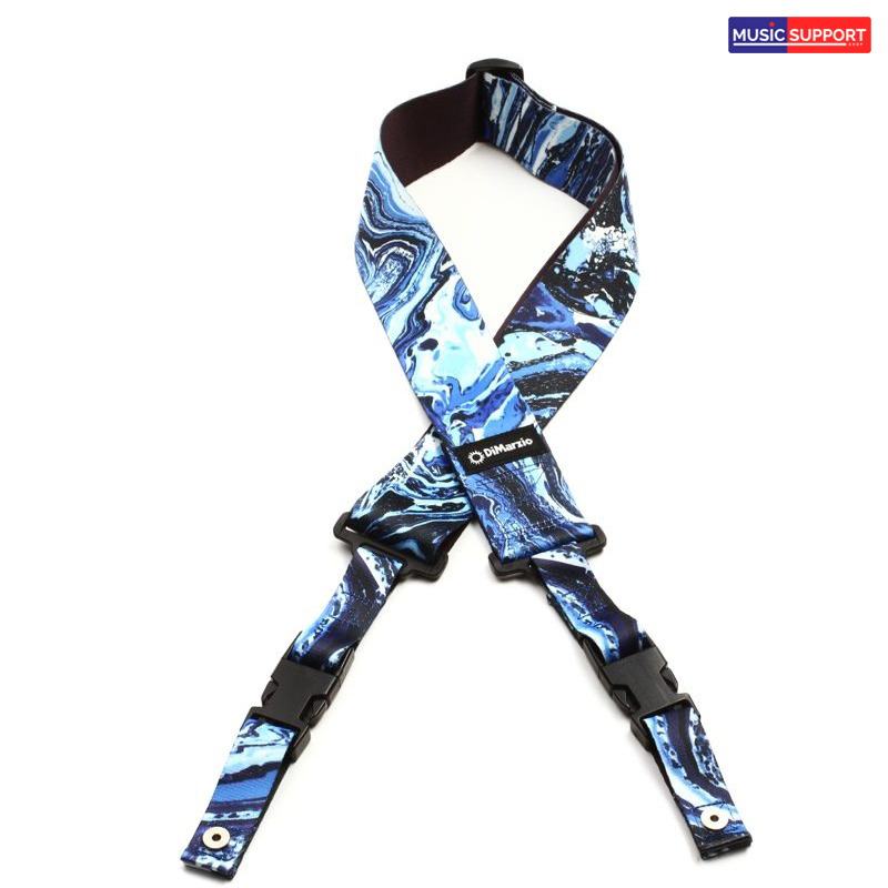 สายสะพาย DiMarzio Steve VAI ClipLock DD2240 Blue Universe