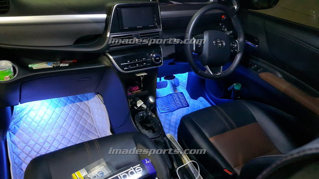 ไฟ LED ใต้คอนโซล (iluminated Foot-light)