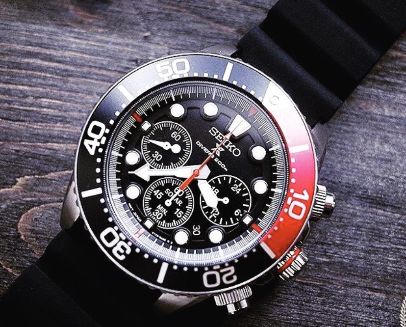 SEIKO Solar Prospex Solar Diver Chronograph