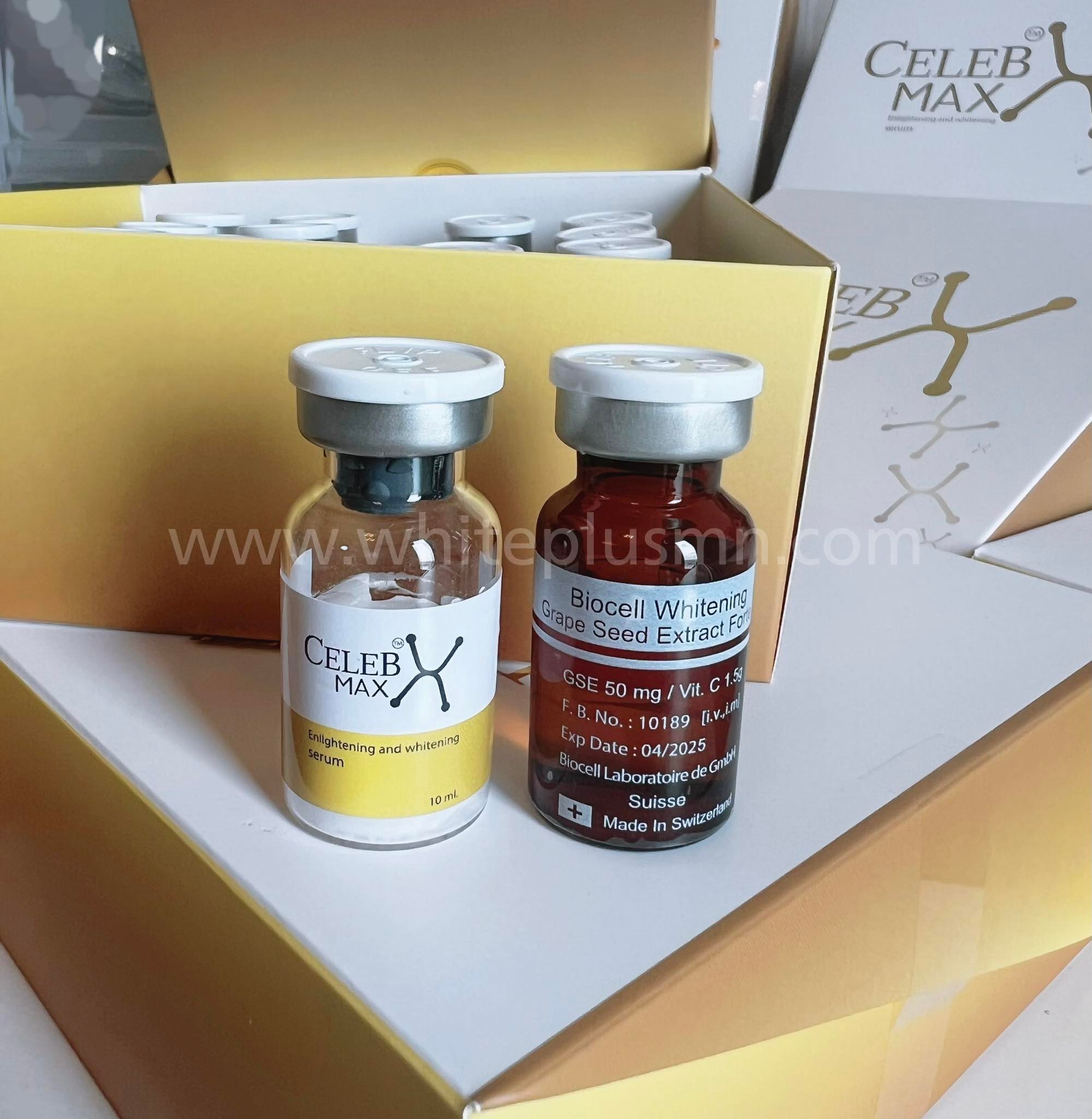 Celeb max กลูต้าไธโอน อย.ไทย ( ราคาแบ่งขาย 1 คู่ )