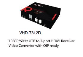 VHD-7312R HDMI to 2-Port UTP RECEIVER Video CONVERTER